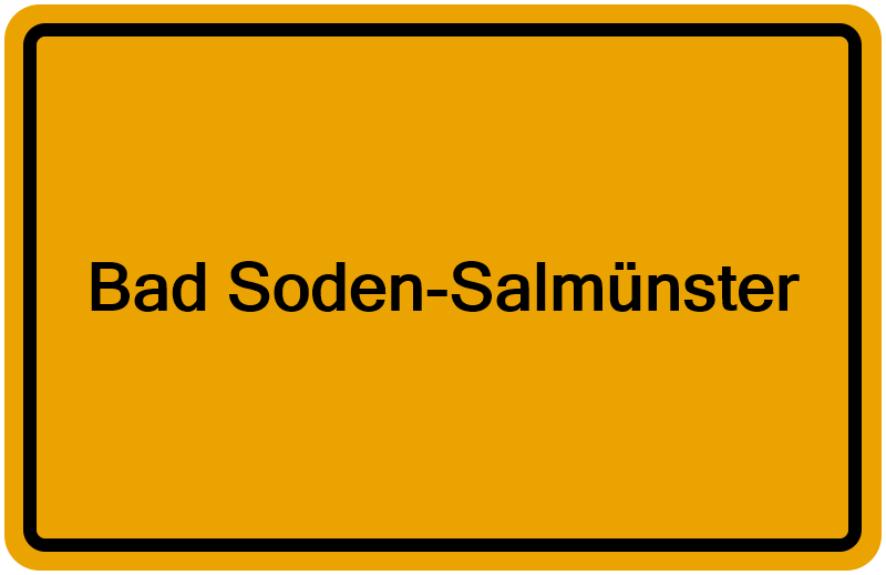 Handelsregisterauszug Bad Soden-Salmünster